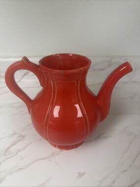 Henriot Quimper Red Teapot